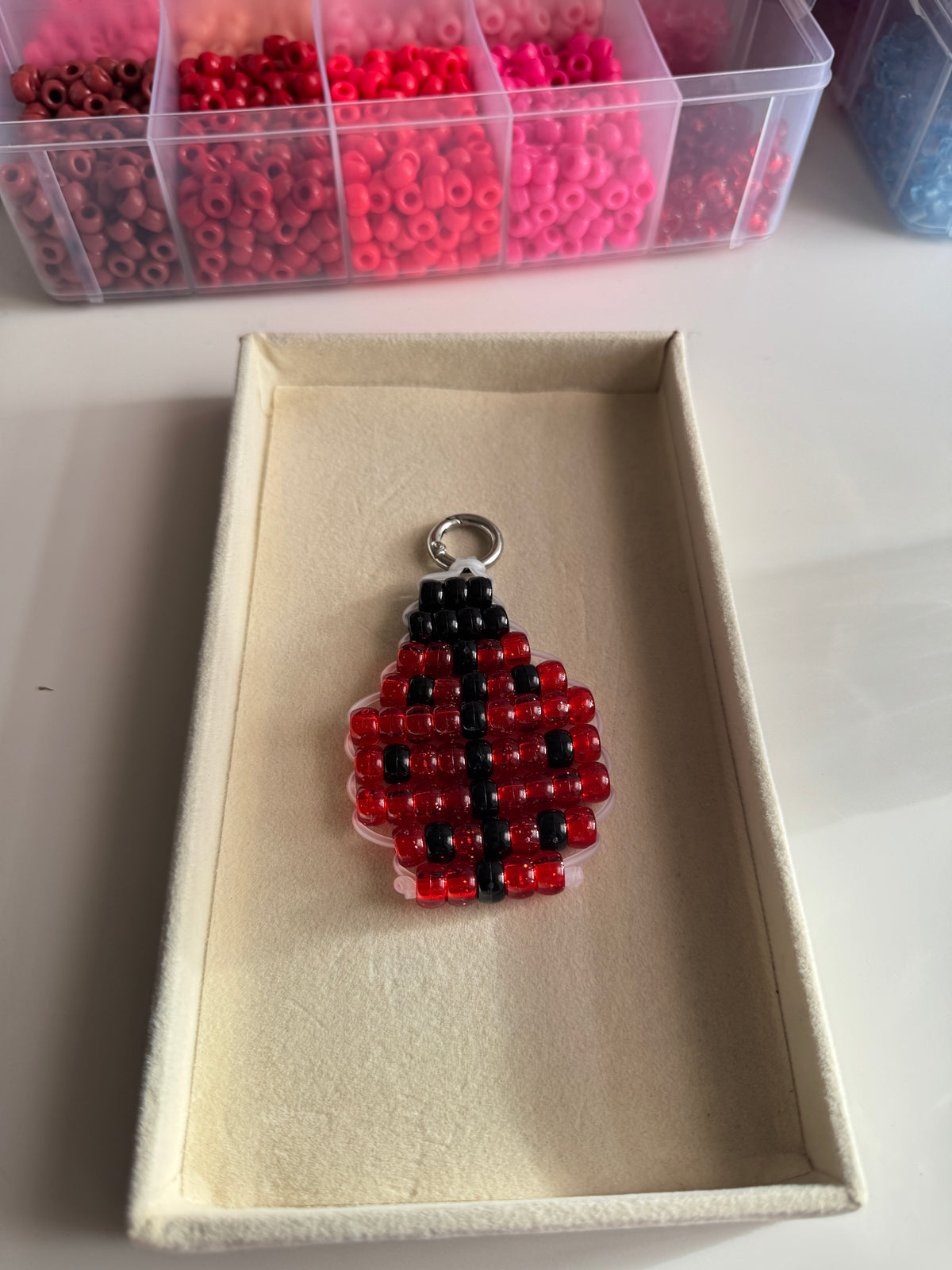 Ladybug Beaded Charm