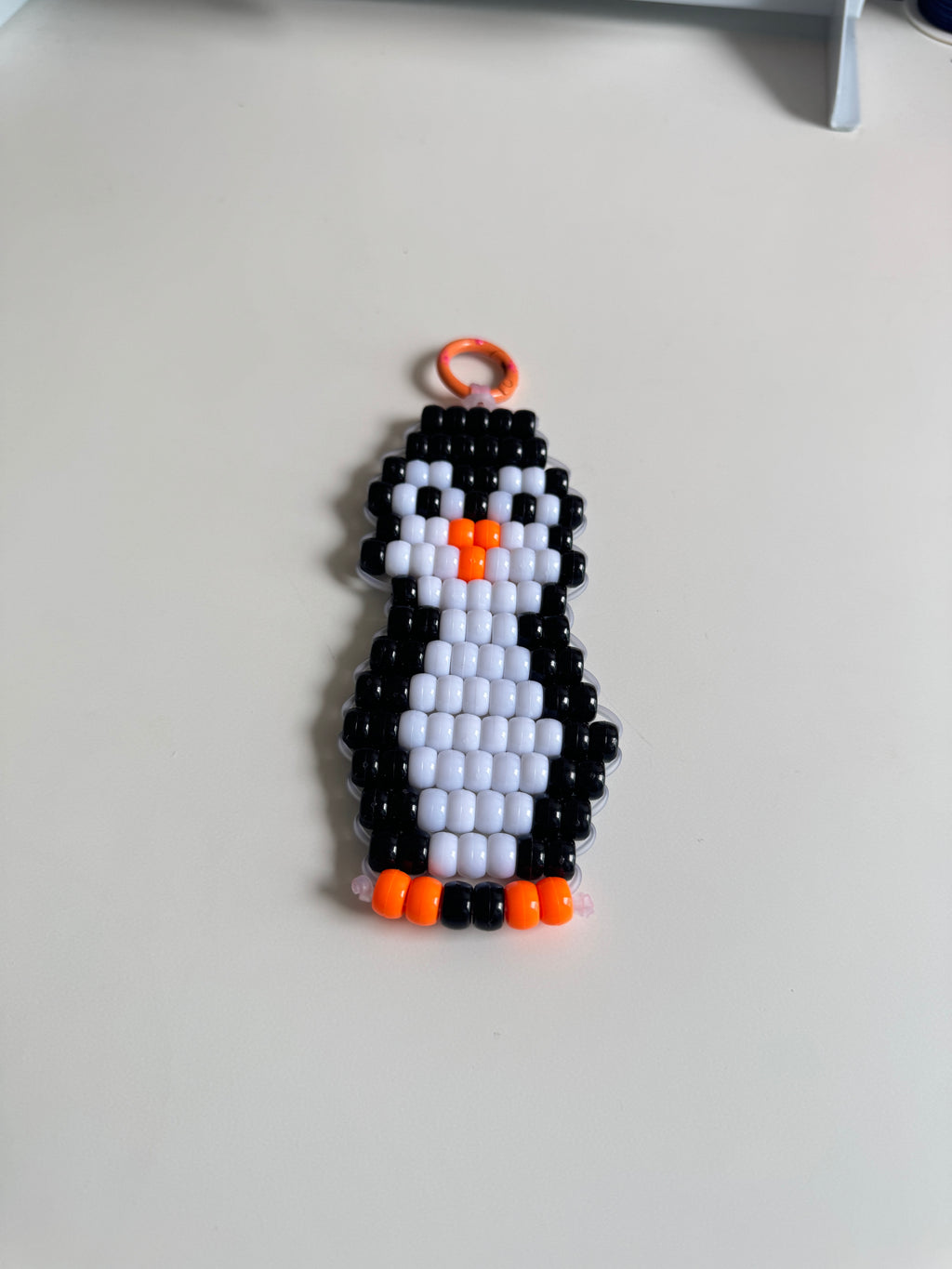 Penguin Beaded Charm