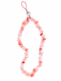 Pink Chip Bead Phone Charm