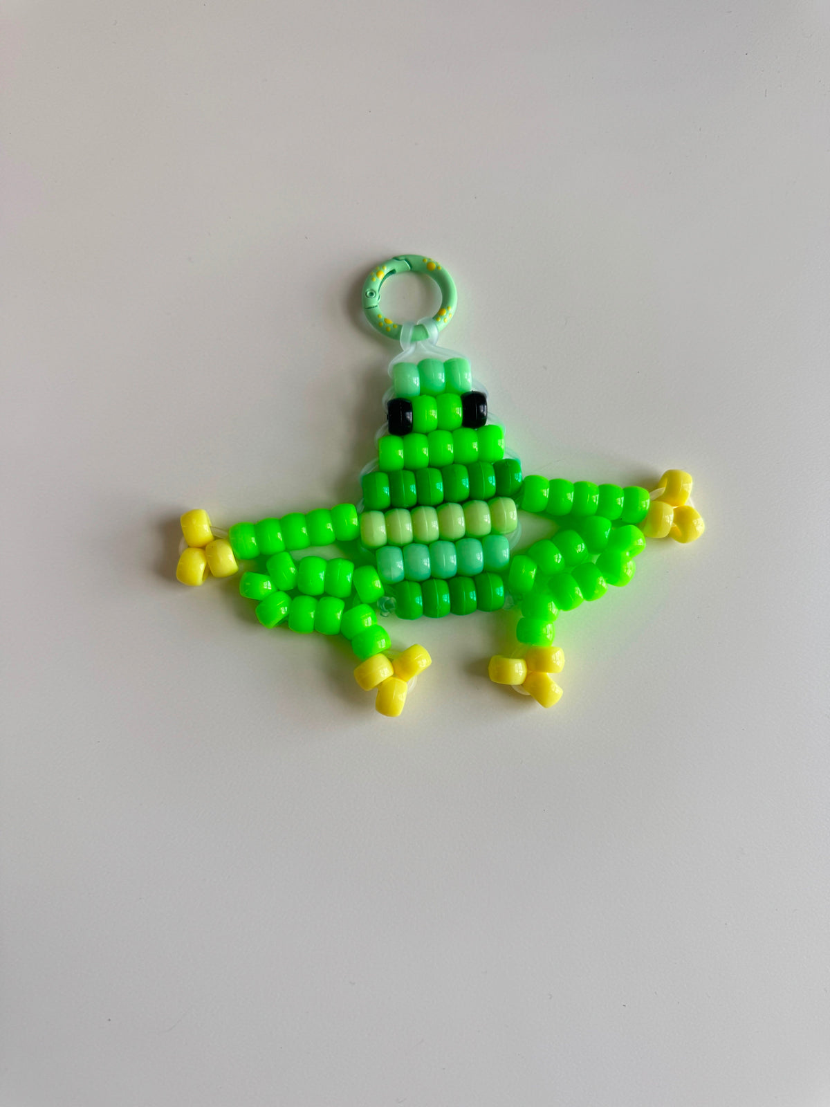 Frog Pony Bead Keychain