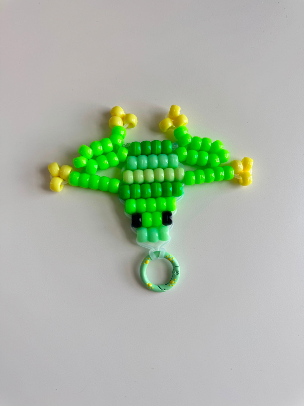 Frog Pony Bead Keychain